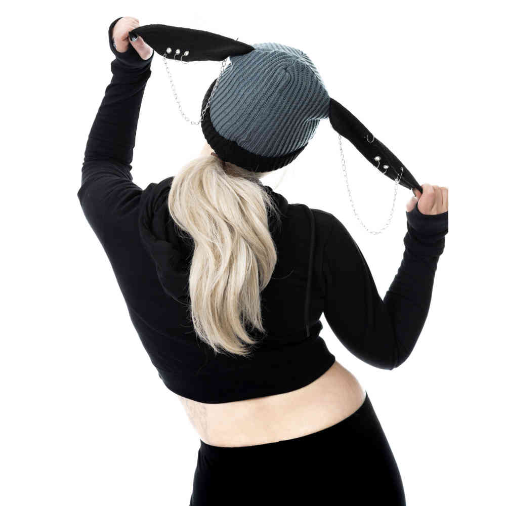 Cupcake Cult - Bunny Wintermütze - Grau